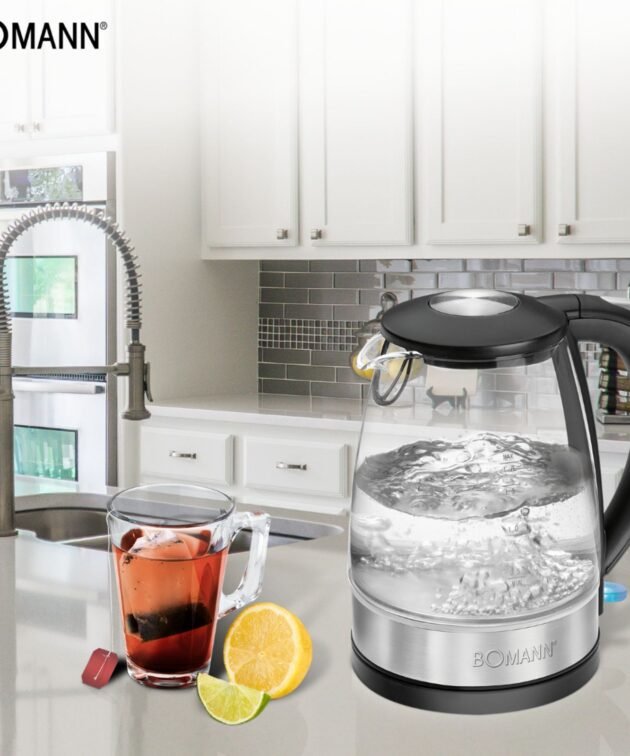 Bouilloire Electrique 1.7L 2200W Bomann WKS 6032