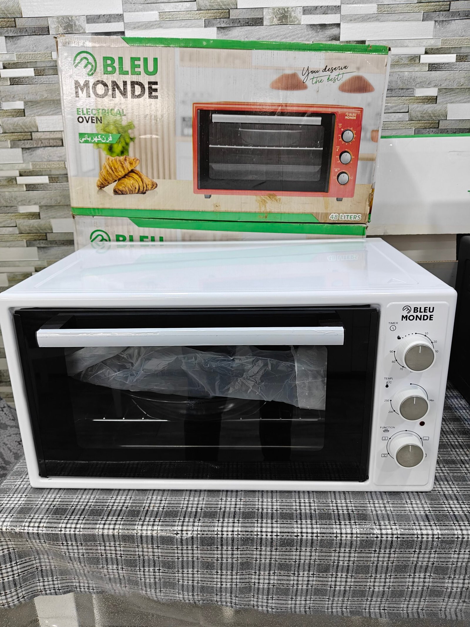 Four électrique BLEU-MONDE 48L ventilé