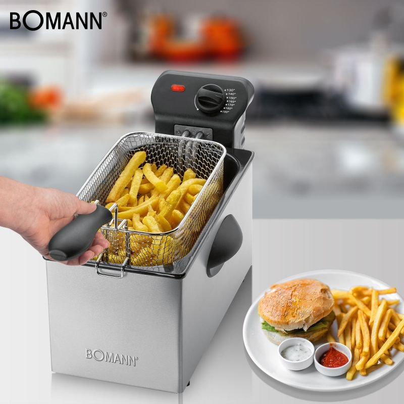 Friteuse Bomann 3L 2000W En Inox – Image 3