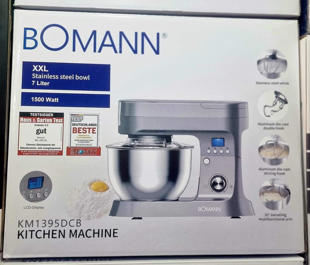 Robot Pétrin Bomann 7L 3,5kg 1500W fabrication allemande – Image 2