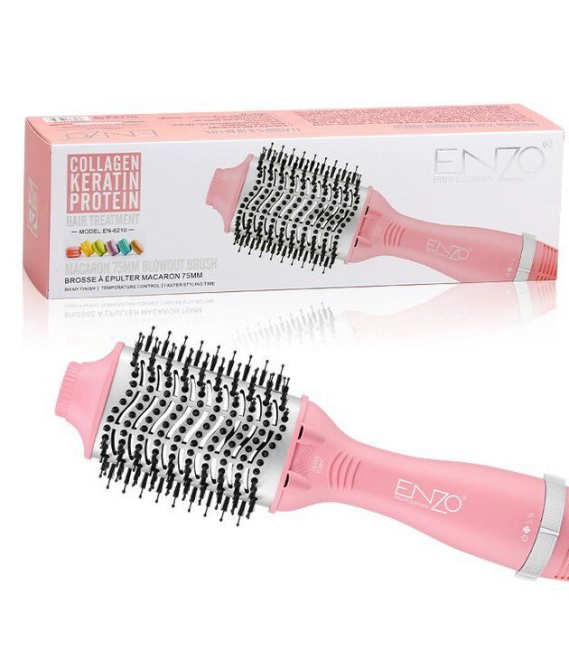Brosse ENZO 1500w à EPULTER MACARON 75MM Originale 🇮🇹 avec technologie ionique et nano TITANIUM