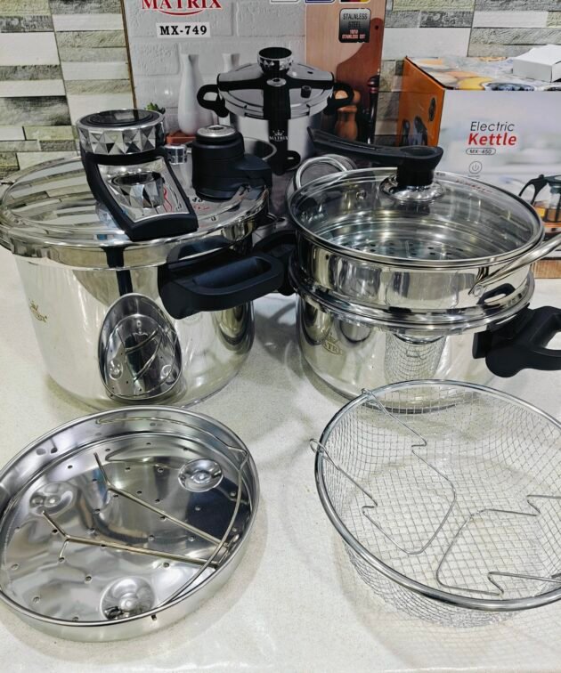 Cocotte minute 4L + 7L pack 7 pieces MATRIX