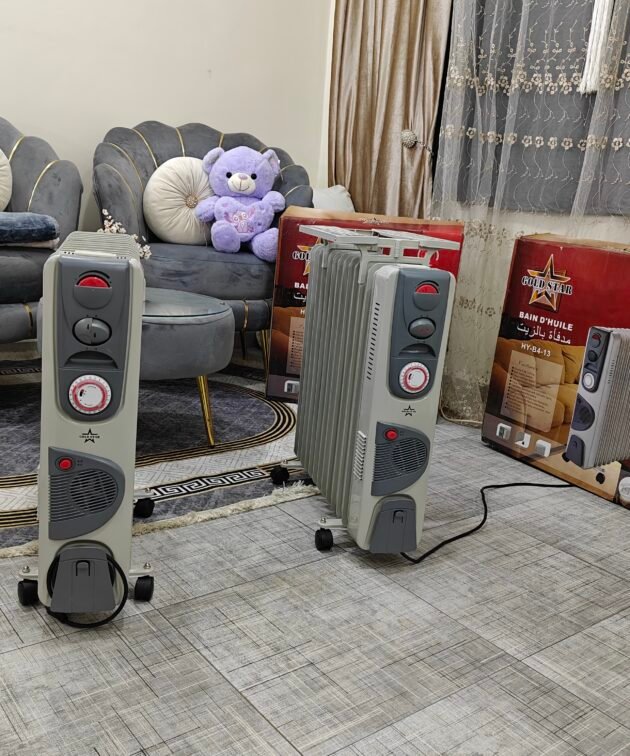 Radiateur Bain D'huile GOLD STAR 11 et 13 éléments ventilé et simple - 2900 Watt