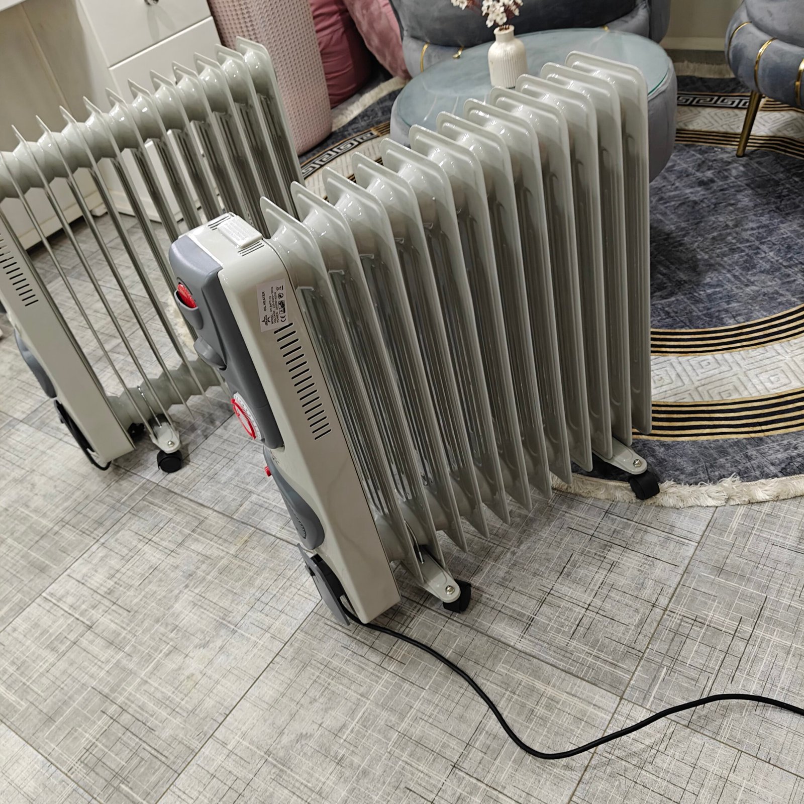 Radiateur Bain D'huile GOLD STAR 11 et 13 éléments ventilé et simple - 2900 Watt – Image 3