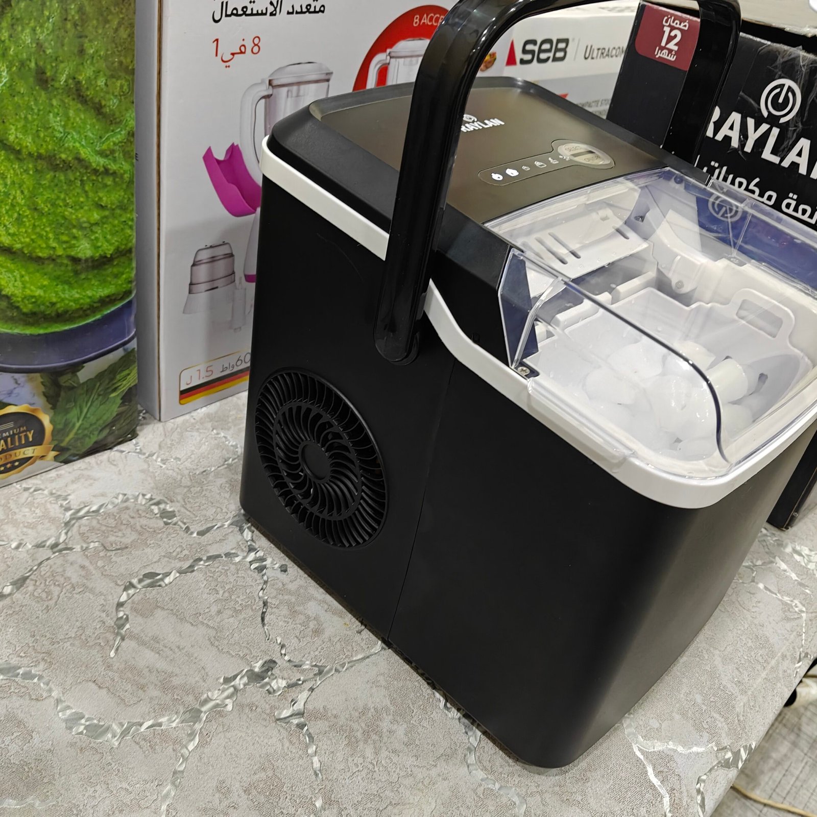 Machine à glaçons RAYLAN RPA-MG 150 B – 9 glaçons toutes les 6 minutes Jusqu’à 15 kg en 24h – Image 3