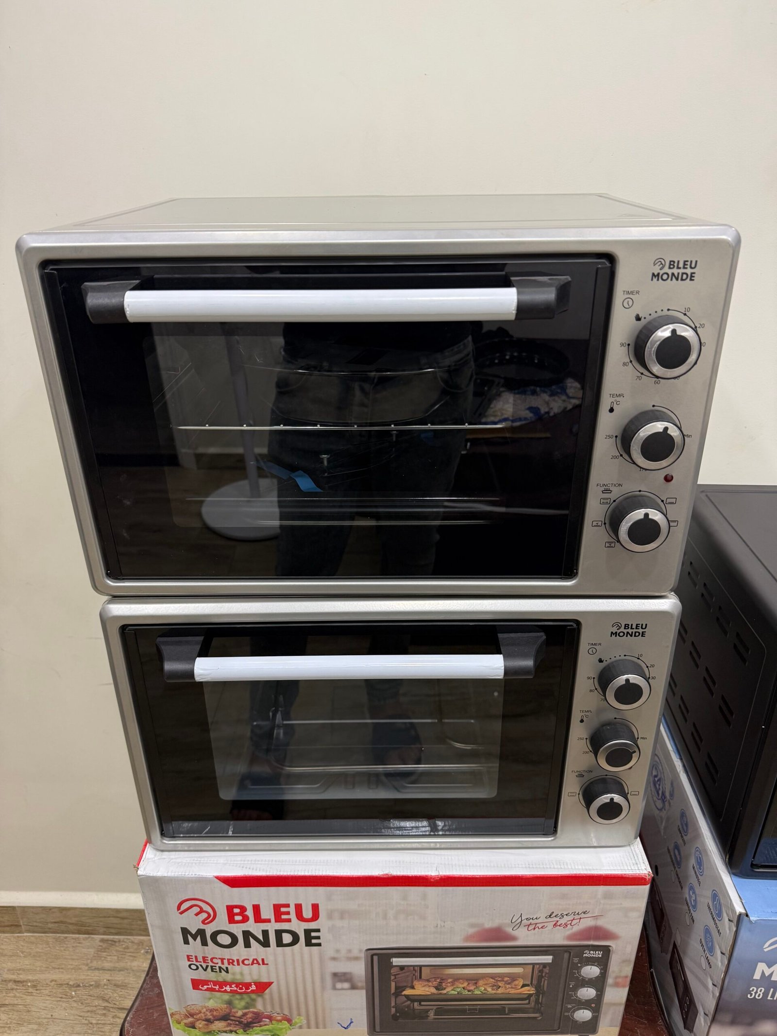 Four électrique BLEU-MONDE 38L (3 modèles : Simple / Ventilé / Avec Tournebroche)