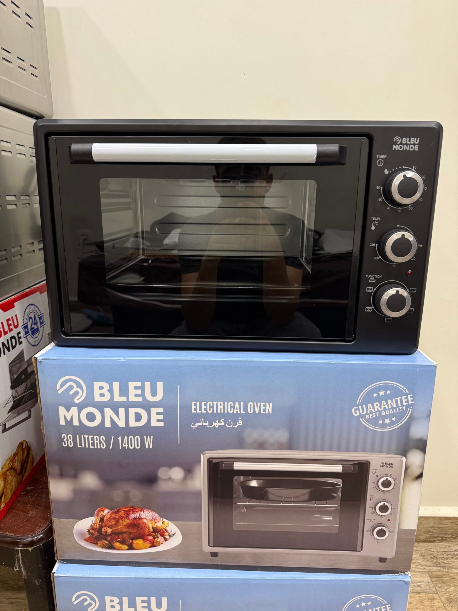 Four électrique BLEU-MONDE 38L (3 modèles : Simple / Ventilé / Avec Tournebroche) – Image 2