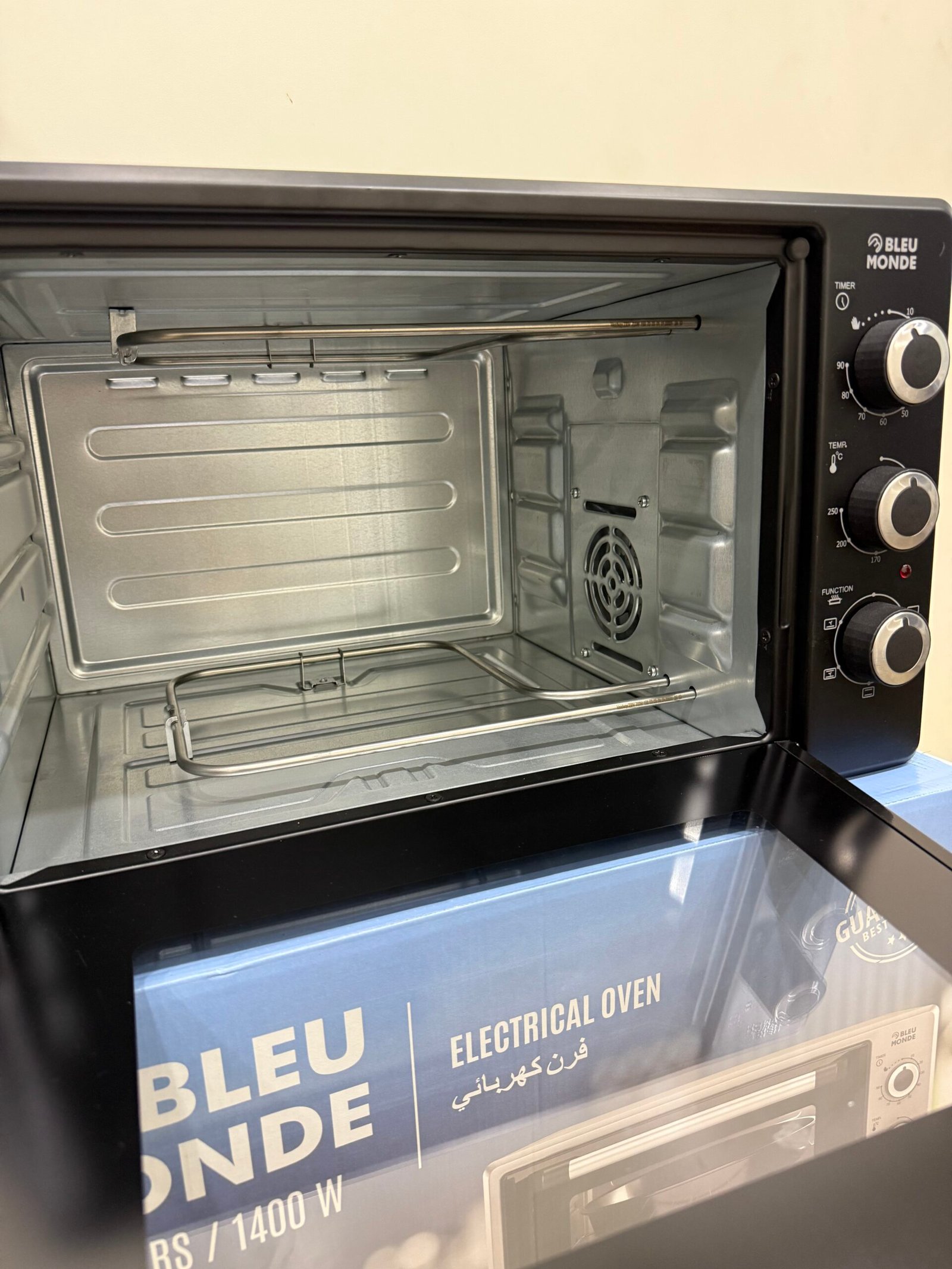 Four électrique BLEU-MONDE 38L (3 modèles : Simple / Ventilé / Avec Tournebroche) – Image 4